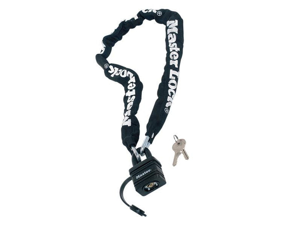 Master Lock Weather Tough 40mm Padlock & Chain 90cm x 6mm – – Now available at MTN Shop UK.