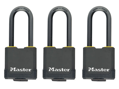 Master Lock Excell™ Weather Tough 45mm Padlock 4-Pin- Keyed Alike x 3 – – Now available at MTN Shop UK.