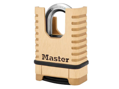 Master Lock Excell™ Closed Shackle Brass Combination 58mm Padlock – – Now available at MTN Shop UK.