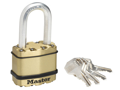 Master Lock Excell™ Brass Finish 45mm Padlock 4-Pin - 38mm Shackle – – Now available at MTN Shop UK.