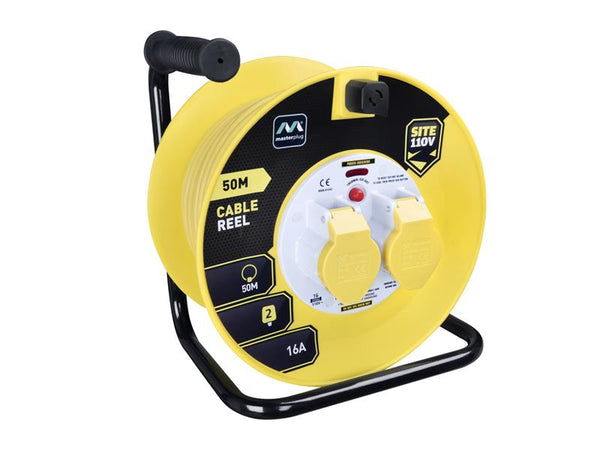 Masterplug Cable Reel 110V 16A Thermal Cut-Out 50m – – Now available at MTN Shop UK.