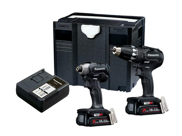 Panasonic EYC241PN2G3 Twin Pack 18V 2 x 3.0Ah Li-ion – – Now available at MTN Shop UK.