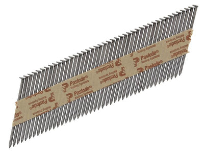 Paslode 3.1 x 75mm 350 Ring Nails Bright Finish Box of 2200 + 2 Fuel Cells – – Now available at MTN Shop UK.