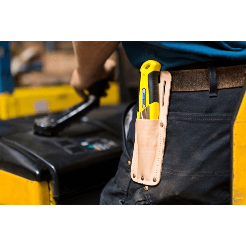 PHC Leather Clip-On Holster - Attached to Belt - imagen 4