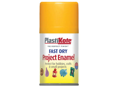 PlastiKote Fast Dry Enamel Aerosol Sunshine Yellow 100ml – – Now available at MTN Shop UK.