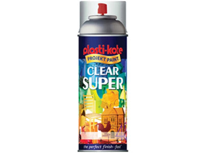 PlastiKote Gloss Super Spray Clear 400ml – – Now available at MTN Shop UK.