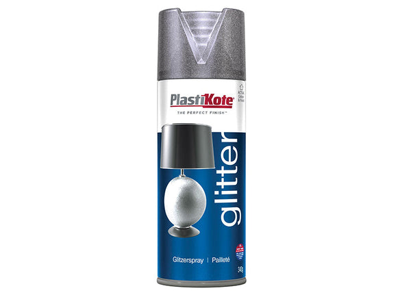 PlastiKote Glitter Effect Spray Silver 400ml – – Now available at MTN Shop UK.