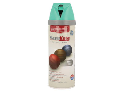 PlastiKote Twist & Spray Matt Classic Teal 400ml – – Now available at MTN Shop UK.