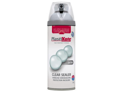 PlastiKote Twist & Spray Satin Clear Sealer 400ml – – Now available at MTN Shop UK.