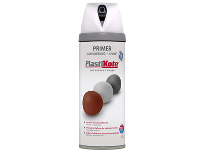 PlastiKote Twist & Spray Primer White 400ml – – Now available at MTN Shop UK.