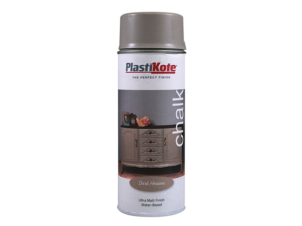 PlastiKote Chalk Finish Spray Dark Hessian 400ml – – Now available at MTN Shop UK.