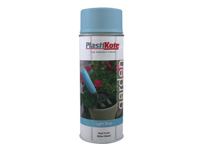 PlastiKote Garden Colours Spray Paint Light Blue 400ml – – Now available at MTN Shop UK.