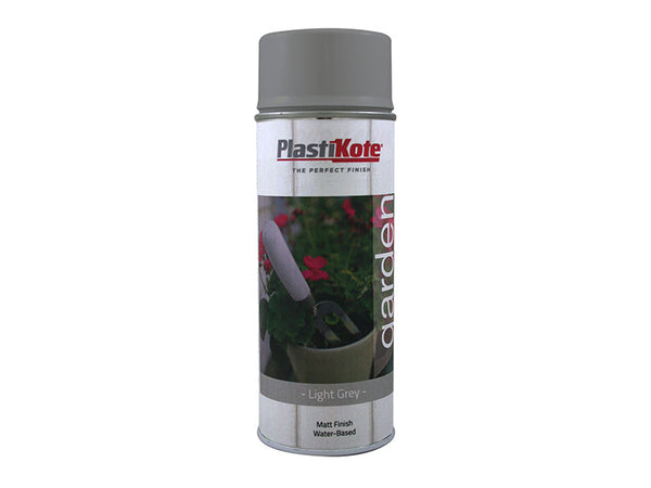 PlastiKote Garden Colours Spray Paint Light Grey 400ml – – Now available at MTN Shop UK.