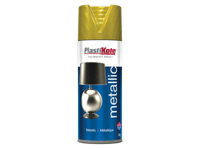 PlastiKote Metallic Spray Brass 400ml – – Now available at MTN Shop UK.