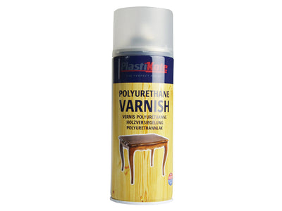 PlastiKote Varnish Spray Clear Satin 400ml – – Now available at MTN Shop UK.