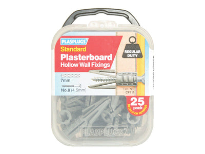 Plasplugs CF 111 Standard Plasterboard Fixings Pack of 25 – – Now available at MTN Shop UK.