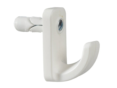 Plasplugs White Single Hollow Door Hook Pack of 1 – – Now available at MTN Shop UK.