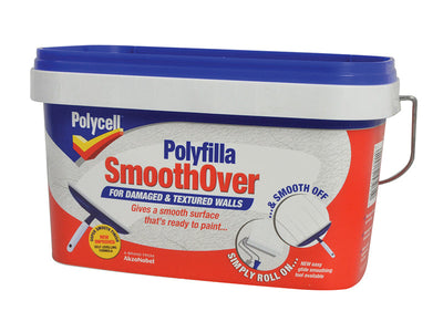 Polycell SmoothOver Damaged / Textured Walls 2.5 litre – – Now available at MTN Shop UK.