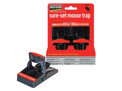 Pest-Stop (Pelsis Group) Sure-Set Mouse Trap (Twin Pack) – – Now available at MTN Shop UK.