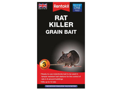 Rentokil Rat Killer Grain Bait (Sachets 3) – – Now available at MTN Shop UK.