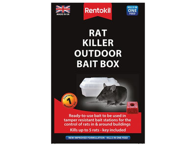 Rentokil Rat Killer Outdoor Bait Box – – Now available at MTN Shop UK.