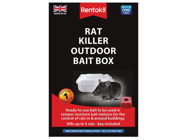 Rentokil Rat Killer Outdoor Bait Box – – Now available at MTN Shop UK.