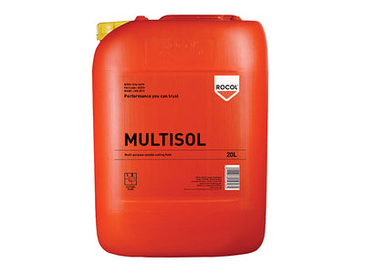 ROCOL MULTISOL Water Mix Cutting Fluid 20 litre – – Now available at MTN Shop UK.
