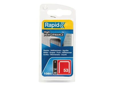 Rapid 53/14B 14mm Galvanised Staples (Pack 1080) – – Now available at MTN Shop UK.