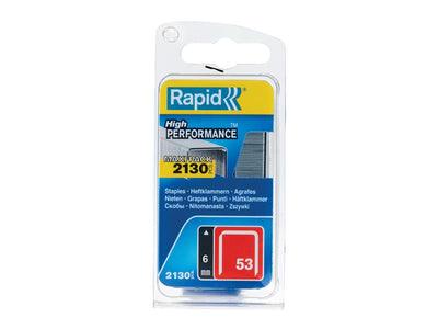 Rapid 53/6B 6mm Galvanised Staples (Pack 2000) – – Now available at MTN Shop UK.