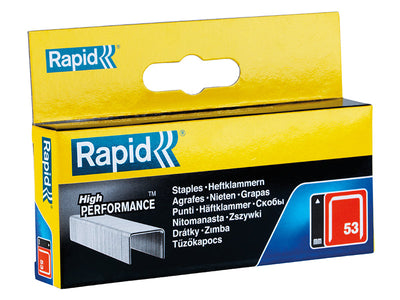 Rapid 53/12B 12mm Galvanised Staples (Box 2500) – – Now available at MTN Shop UK.