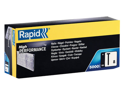 Rapid No.8 Brad Nails 18Ga 25mm (Box 5000) – – Now available at MTN Shop UK.