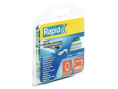 Rapid VR22 Fence Hog Rings Pack 215 Galvanised – – Now available at MTN Shop UK.