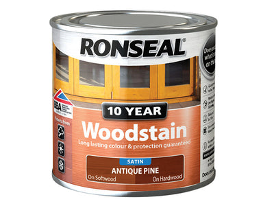 Ronseal 10 Year Woodstain Antique Pine 250ml – – Now available at MTN Shop UK.