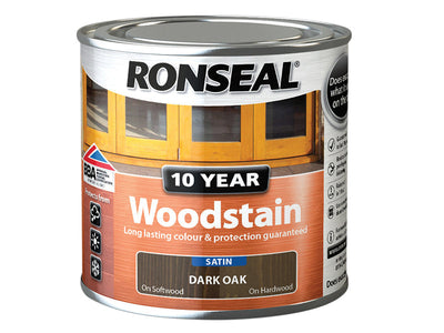 Ronseal 10 Year Woodstain Dark Oak 250ml – – Now available at MTN Shop UK.