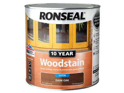 Ronseal 10 Year Woodstain Dark Oak 2.5 litre – – Now available at MTN Shop UK.