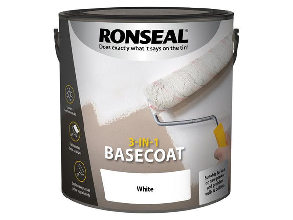Ronseal 3-in-1 Basecoat White 2.5 litre – – Now available at MTN Shop UK.