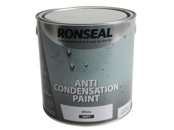 Ronseal Anti Condensation Paint White Matt 2.5 litre – – Now available at MTN Shop UK.