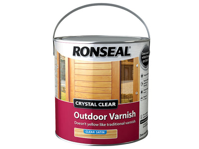 Ronseal Crystal Clear Outdoor Varnish Satin 2.5 litre – – Now available at MTN Shop UK.