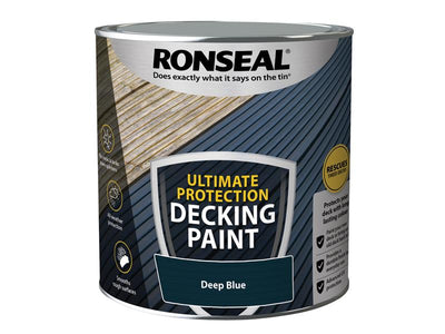 Ronseal Ultimate Protection Decking Paint Deep Blue 2.5 litre – – Now available at MTN Shop UK.