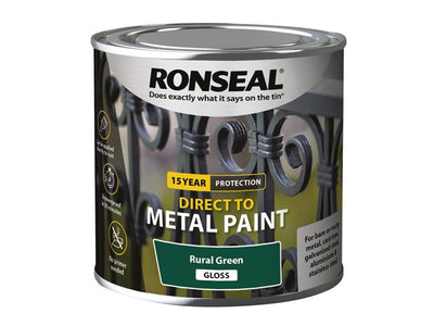 Ronseal Direct to Metal Paint Rural Green Gloss 250ml – – Now available at MTN Shop UK.