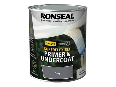 Ronseal Superflexible Primer & Undercoat Grey 750ml – – Now available at MTN Shop UK.