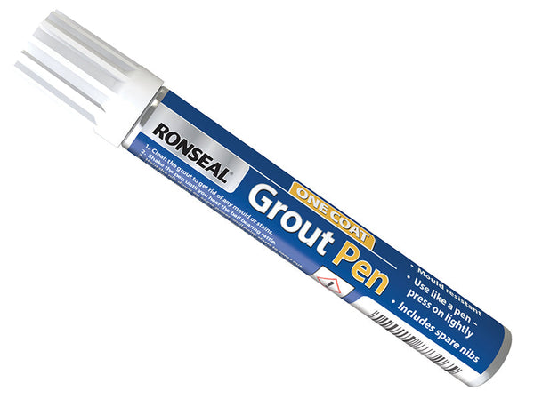 Ronseal One Coat Grout Pen Brilliant White 7ml – – Now available at MTN Shop UK.