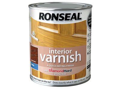 Ronseal Interior Varnish Quick Dry Satin Dark Oak 250ml – – Now available at MTN Shop UK.