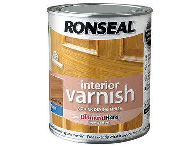 Ronseal Interior Varnish Quick Dry Satin French Oak 750ml – – Now available at MTN Shop UK.