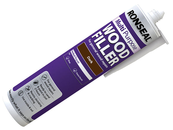 Ronseal Multipurpose Wood Filler Cartridge Dark 310ml – – Now available at MTN Shop UK.