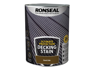 Ronseal Ultimate Protection Decking Stain Dark Oak 5 litre – – Now available at MTN Shop UK.