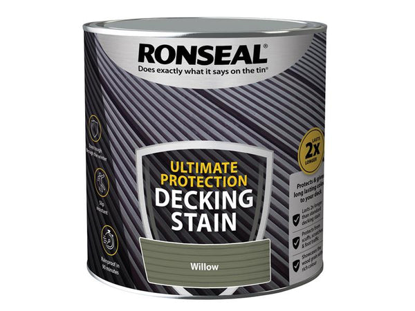 Ronseal Ultimate Protection Decking Stain Willow 2.5 litre – – Now available at MTN Shop UK.