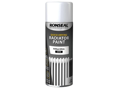 Ronseal One Coat Radiator Spray Paint Satin White 400ml – – Now available at MTN Shop UK.