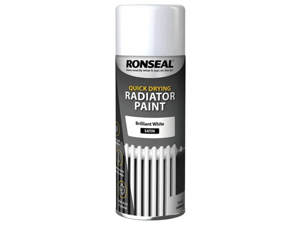 Ronseal One Coat Radiator Spray Paint Satin White 400ml – – Now available at MTN Shop UK.