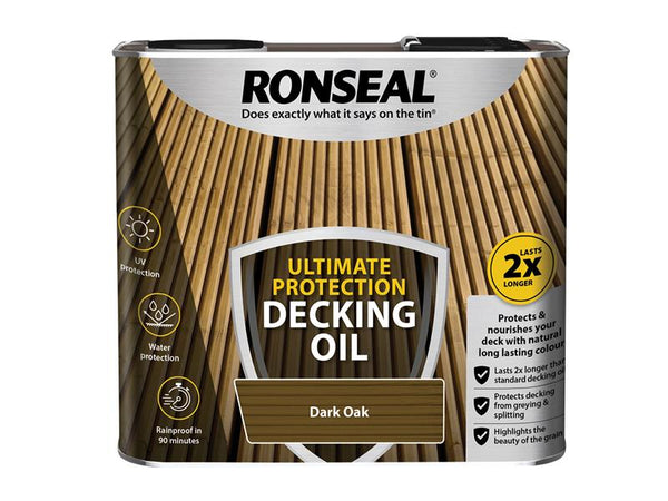 Ronseal Ultimate Protection Decking Oil Dark Oak 2.5 litre – – Now available at MTN Shop UK.